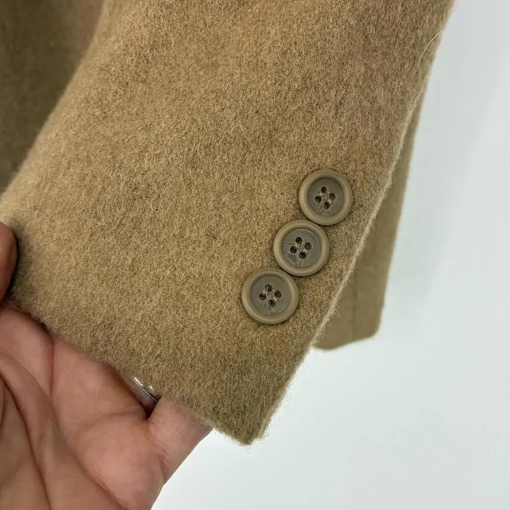 Camelhair Men's Pure Camel hair Soft Warm 3 Button Blazer Jacket Size L42